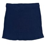 Urban Outfitters NWT Women's Size Medium Claira Side Button Mini Skirt Navy Blue Photo 4