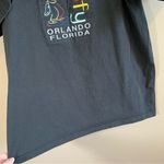 Disney ✨ Black Embroidered Goofy Orlando Florida Shirt Large Photo 6