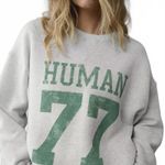 American Eagle AE Relaxed Fit Pride Graphic Sweatshirt  NWT Light Heather Gray Photo 1