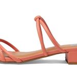New DV Dolce Vita Knotted Slip On Sandal In Color Tangerine Pink Size 10 Photo 1