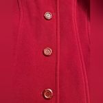 Anne Klein  red wool coat Photo 6