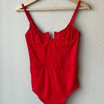 Solid & Striped NEW  Re/Done Veronica Red Underwire One Piece Bodysuit Swimsuit S Photo 1