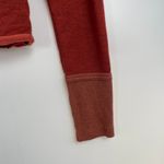 Free People  We The Free Women's Orange Marled Knit Cowl Neck Sweater Size Medium Photo 4