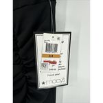 B Darlin B. Darlin Black Body-con Dress Juniors Size 4 Front Slit Ruched Back Zip‎ NEW Photo 3