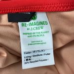 J.Crew  Orange Ruffle plunge One Piece Swim Bathing Suit 12 Photo 5