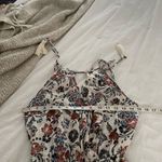 American Eagle Women’s Small Floral Keyhole Tassel Maxi Dress Photo 7