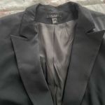 Louben Woman black triacetate crystal button office professional blazer size 16W Photo 7