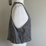 American Eagle Gray Sequin Embellished Vest Size L/XL Photo 2