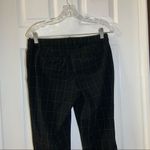 Takara  Black Windowpane Plaid Print Trousers size 7 Photo 4