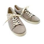Ecco  Women's Soft VII Leather Lace Up Comfort Sneakers Gray Size 9 Photo 2