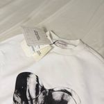 Alexander McQueen NWT authentic  white bustier print sweatshirt size italy40 Photo 3