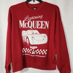 Disney Lightning McQueen red sweatshirt women size medium Photo 4