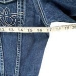 FUBU Vintage 90s Y2K Jean Jacket M Blue Crop Trucker Logo Streetwear Hip Hop Size M Photo 7