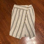 Urban Outfitters UO Linen Striped Midi Wrap Skirt Photo 0