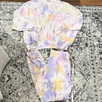 Young Fabulous and Broke Pastel Tie-Dye Lounge Set Photo 4