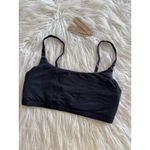 SKIMS Fits Everybody Maternity Pumping Scoop Bralette Onyx Size Medium Photo 2