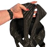 Jump Apparal Black Glitter Cutout Prom Dress Photo 10