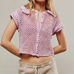 Free People  Crochet Top Photo 0