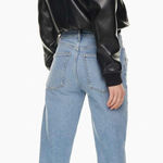 AGOLDE Kye Mid rise Straight Leg Crop Jean in size 24 Forseen Wash Photo 0