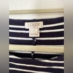 J.Crew  Factory Navy Striped Long Sleeve Sweater Dress Small Photo 2