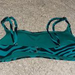 Target green  zebra print bikini top Photo 1