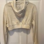 Adika Yellow Crop Top Hoodie Photo 1