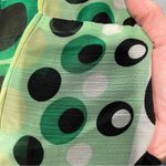 Studio I Cute martini olive flowy crinkle sleeveless lined blouse Y2K cocktails Photo 10