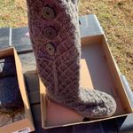 UGG  w lattice cardi charcoal gray size 6 Photo 8