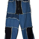 American Bazi  Patchwork Baggy Jeans Photo 0