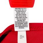 Shade & Shore Bright Red Triangle Ruffle Swim Bikini Top Cross Back Size Small Photo 4