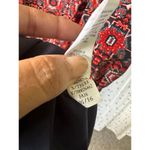 Athleta Martinique Mediterranean Sicilian Printed Faux Wrap Back Tassel Dress M Photo 8