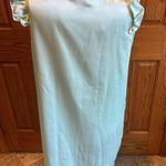 Satin Nightgown Women’s Sz Medium Nylon Sleepwear Revé Lingerie Seafoam Green Photo 4