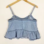 Madewell  Denim Peplum Cami in Rathmore Wash Photo 4