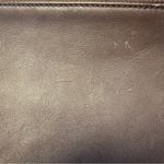 UGG  Brown Leather Cosmetic zippered Bag Essential Organizer for purse Photo 10