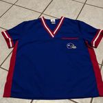 NFL NY GIANTS Women Scrub Top SZ M Photo 0