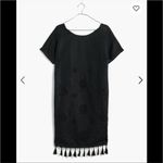 Madewell  tassel shift dress embroidered small Photo 6