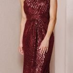 Revelry Starla Sequin Dress Size 18 Cabernet Photo 1