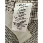 Theory ‎ Classic Skinny Ankle Pants Glen Plaid Yellow Gray Brown Women's Size 6 Photo 4