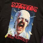 Scorpions Blackout Album Cover Heavy Metal Band T-Shirt L Photo 3