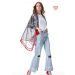 Alice + Olivia  Becky Tassel Sarong Skirt/ Scarf Photo 5