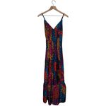 Colorful Cheetah Leopard Print Sleeveless‎ Maxi Dress Pink Photo 2