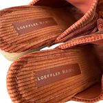 Loeffler Randall  Neko Rust Corduroy Stud Clogs Wooden size 6 Photo 8