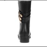 Side Zip Buckle Decoration Short Motorcycle Boots. Black Size 6.5 Photo 10