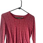 Aventura Women's Size Medium Red Fair Isle Thermal Long Sleeve Shirt Photo 1