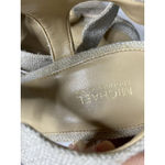 Michael Kors Berkley Women 10 Zipper Mid Wedge Sandals Platform Espadrille Linen Photo 5