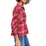 Free People FINAL PRICE Pacific Dawn Plaid Shirt Photo 9
