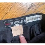 Fendi Vintage 365 Black Pencil Straight Cotton Skirt Size Small/ 2 Photo 3