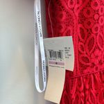 Maggy London  Red Lace Midi Dress Photo 6