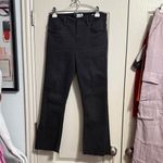 frame denim 💖 Frame Black Le Crop Mini Boot Raw Edge Jeans Photo 1