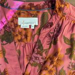 Anthropologie Floral Kimber Tunic Bohemian Linen Cotton Dress ~ Size XS ππ Photo 8